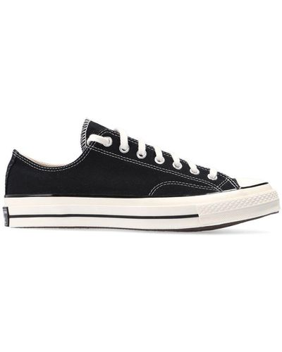 Low top platform converse black Clearance