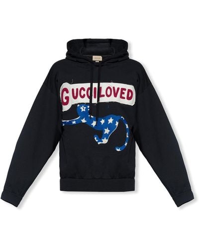 Gucci Embroidered Hoodie - Black