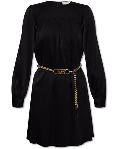 MICHAEL Michael Kors Dress With Chain, ' - Black