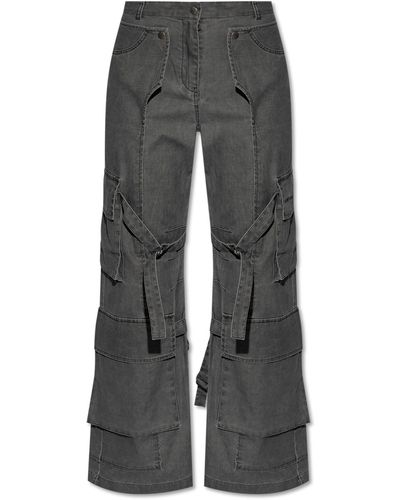 Acne Studios Regular-Fit Pants - Grey