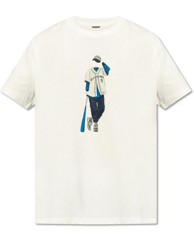 New Balance Cotton T-shirt, - White