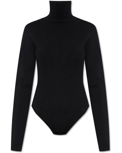 GAUGE81 ‘Puent’ Turtleneck Bodysuit - Black