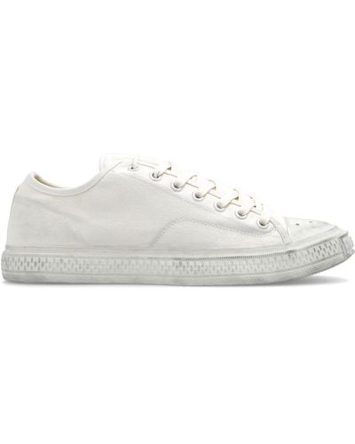 Acne Studios Trainers With Perforations - White