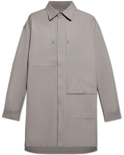 Y-3 Oversize Shirt, - Grey