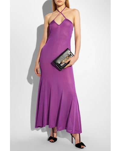 Tom Ford Sleeveless Dress, - Purple