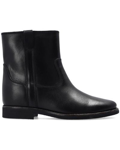 Isabel Marant Susee Leather Bootie - Black