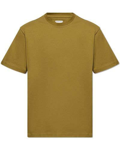 Bottega Veneta Basic Crewneck T-Shirt - Green