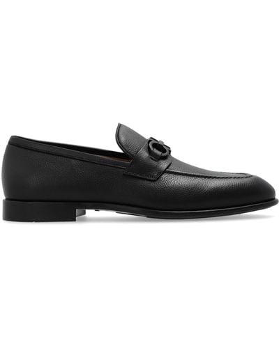 Ferragamo `Foster` Loafers Shoes - Black