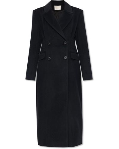 Notes Du Nord Double-Breasted ‘Infinity’ Coat - Black