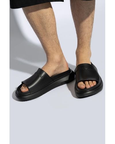 Emporio Armani Rubber Flip-Flops - Black