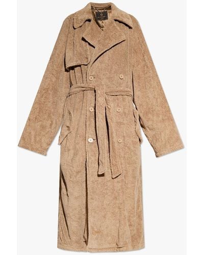 balenciaga green coat