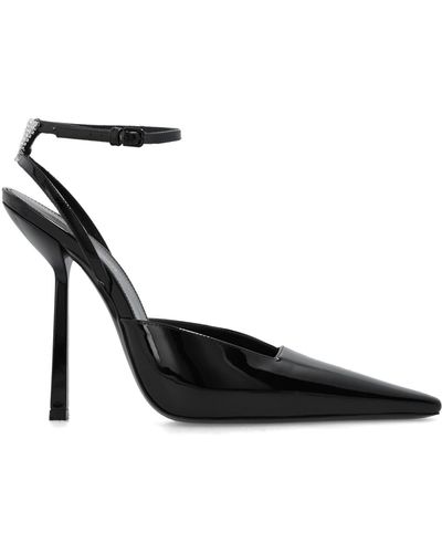 Saint Laurent Anouk 115 Patent Leather Court Shoes - Black