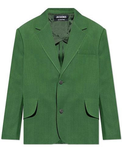 Jacquemus Single-Breasted Jacket 'Titolo' - Green