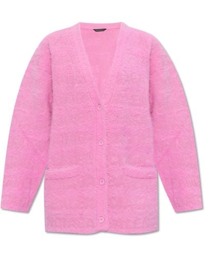 Balenciaga Oversize Jumper, - Pink