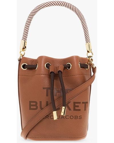 Marc Jacobs Bucket Bag, - Brown