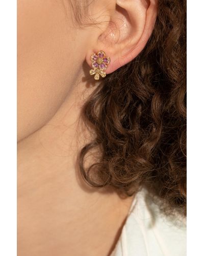 Kate Spade The 'Fleurette' Collection Earrings - Black