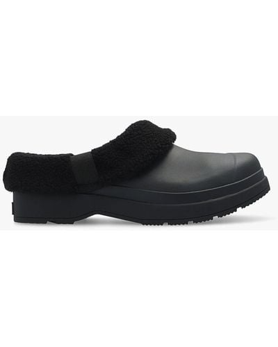 HUNTER 'play' Insulated Clogs - Black