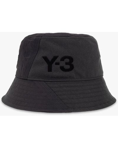 Y-3 Bucket Hat With Logo - Black