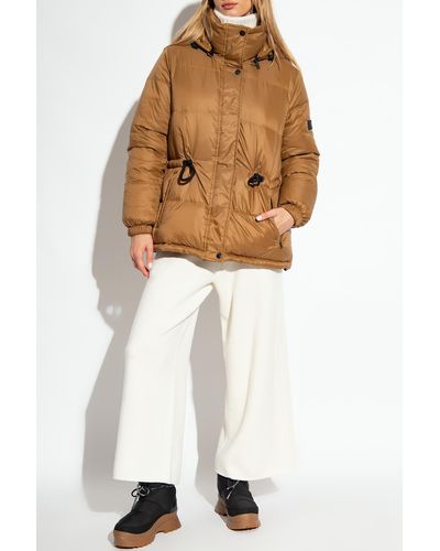 Yves Salomon Reversible Jacket With Detachable Hood - Brown