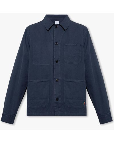 PS by Paul Smith Shirt In Organic Cotton - Blue
