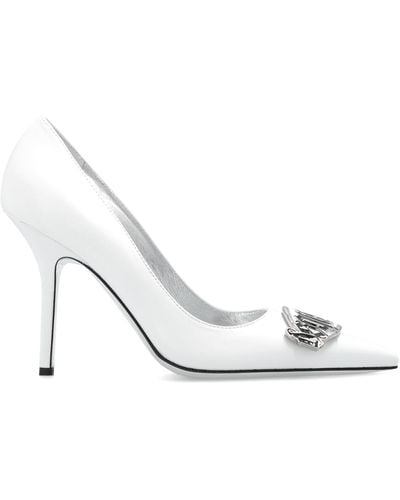 DSquared² Leather Court Shoes, - White
