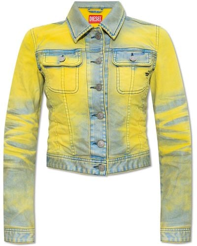 DIESEL De-slimmy-s Trucker Jacket - Yellow