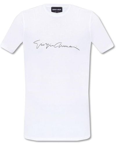 motor Frugtgrøntsager forholdsord Giorgio Armani T-shirts for Men | Online Sale up to 52% off | Lyst