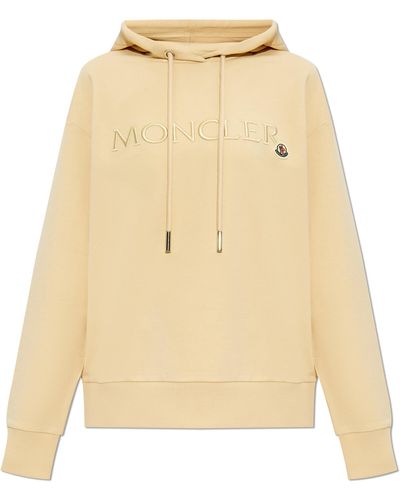Moncler Hooded Sweatshirt - Natural