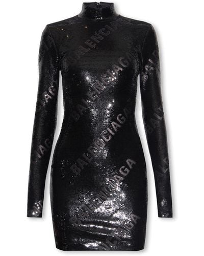 Balenciaga Sequin Dress - Black