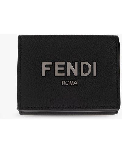 Fendi 1974 FF Calf Wallet On Chain