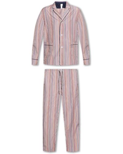 Paul Smith Striped Pyjamas - Red
