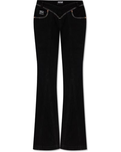 Versace Flared Jeans, - Black