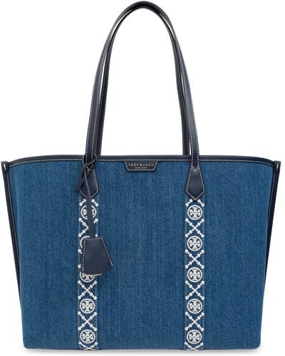 Tory Burch 'shopper' Type Bag, - Blue