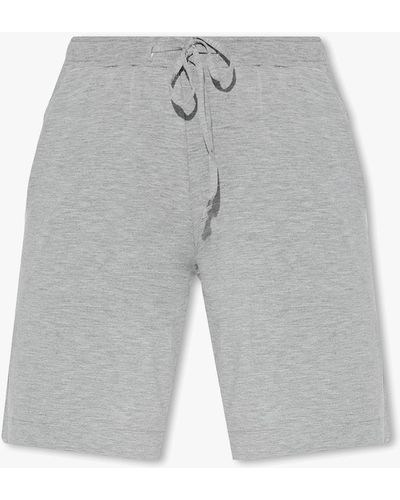 Hanro Shorts With Pockets, - Grey
