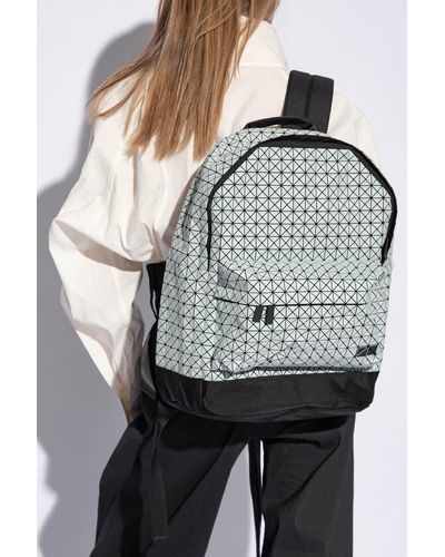 Bao Bao Issey Miyake Backpack With Geometric Pattern, - Gray