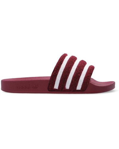 adidas Originals 'adilette' Slides - Red