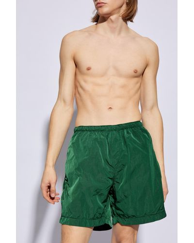 Burberry Swim Shorts - Green