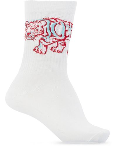 Iceberg Socks With Logo - White