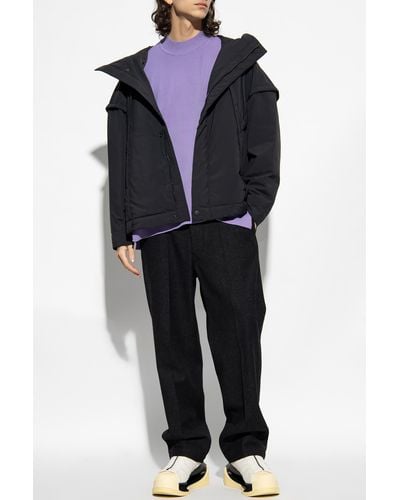 Homme Plissé Issey Miyake Wool Sweater - Purple
