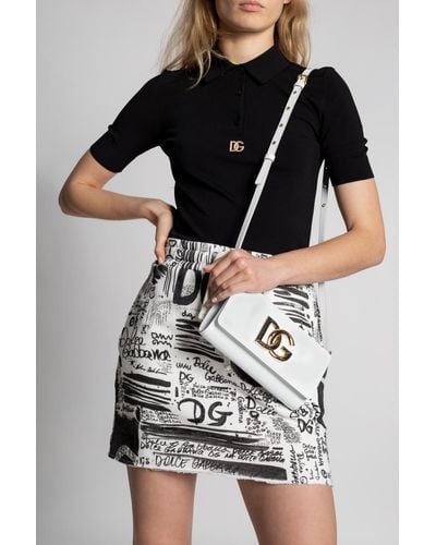 Dolce & Gabbana ‘3.5 Clutch’ Shoulder Bag - White