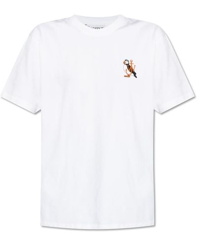 JW Anderson T-shirt With Logo, - White