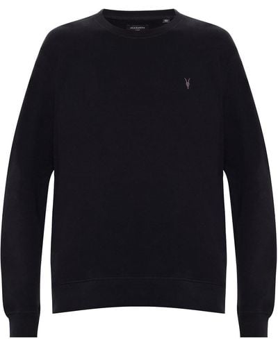 AllSaints ‘Raven’ Sweatshirt With Logo - Black