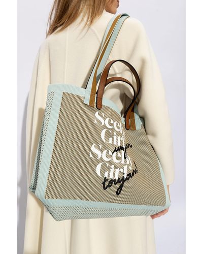 See By Chloé 'see By Girl Un Jour' Shopper Bag, - Natural