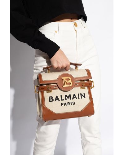 Balmain 'b-buzz 23' Shoulder Bag, - Natural