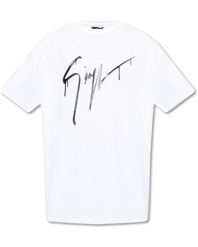 Giuseppe Zanotti Logo T-shirt - White