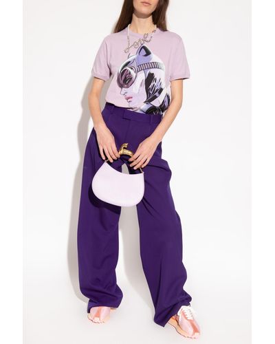 Lanvin Printed T-shirt - Purple