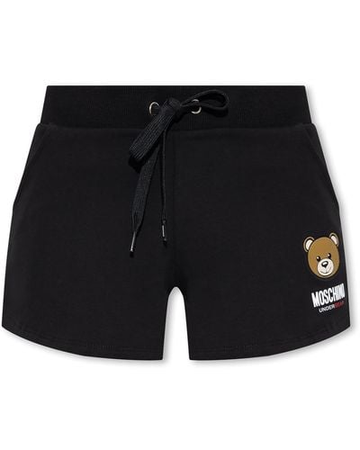 Moschino Printed Shorts - Black