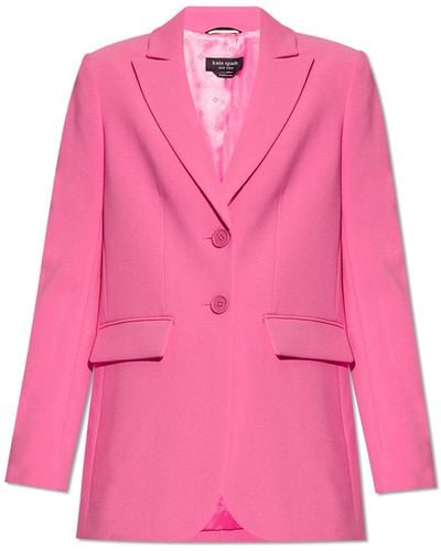 Kate Spade Loose-Fitting Blazer - Pink