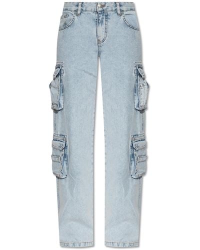 MISBHV Jeans With Multiple Pockets, , Light - Blue
