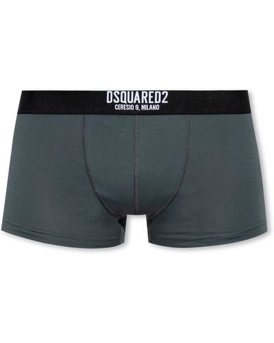 DSquared² Cotton Boxers, - Black
